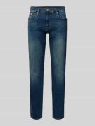 PAUL SMITH Tapered Fit Jeans im Used-Look in Jeansblau, Größe 38/32