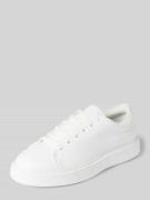 Copenhagen Sneaker aus echtem Leder mit Logo-Detail in Weiss, Größe 40