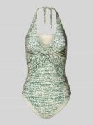 Barts Badeanzug mit Neckholder Modell 'Cascis' in Schilf, Größe 36