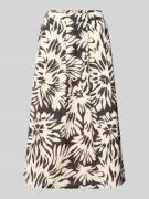 ROBE LÉGÈRE Midirock im Allover-Look mit Eingrifftaschen in Black, Grö...