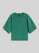 BOSS Orange Oversized Sweatshirt mit Ballonärmeln in Dunkelgruen, Größ...