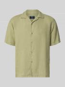 MCNEAL Regular Fit Leinenhemd mit Reverskragen in Lind, Größe L