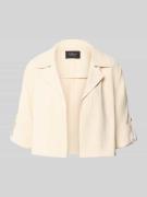 s.Oliver BLACK LABEL Slim Fit Kurzblazer aus Viskose-Mix in Beige, Grö...