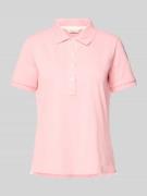 Gant Poloshirt mit Label-Stitching in Pink, Größe S