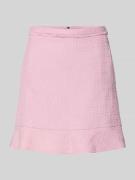 Marc Cain Minirock in Bouclé-Optik in Pink, Größe 36