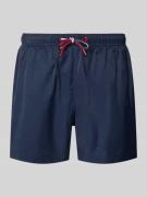 MCNEAL Badehose mit elastischem Bund und Tunnelzug in Marine, Größe L