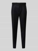 HUGO Regular Fit Anzughose aus Viskose-Mix Modell 'HESTEN' in Black, G...
