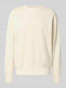 Levi's® Relaxed Fit Sweatshirt aus reiner Baumwolle in Ecru, Größe L