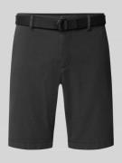 Tom Tailor Denim Regular Fit Chinoshorts aus Baumwoll-Mix in Black, Gr...