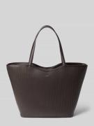 BOSS Shopper mit Label-Applikation Modell 'ANETT' in Dunkelbraun, Größ...