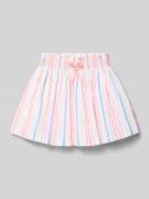 DANAMADE Rock im Allover-Look mit elastischem Bund in Weiss, Größe 104