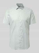 Jake*s Slim Fit Business-Hemd aus Baumwolle mit Kentkragen in Hellgrue...