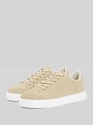 Tommy Hilfiger Low Top Sneaker aus echtem Leder in Beige, Größe 36