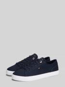 Tommy Hilfiger Low Top Sneaker aus Canvas mit Logo-Applikation in Dunk...