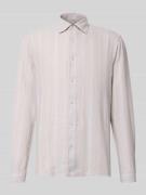 MCNEAL Regular Fit Freizeithemd aus Leinen-Baumwoll-Mix mit Kentkragen...