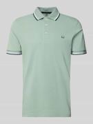 Christian Berg Men Regular Fit Poloshirt mit Kontraststreifen in Schil...