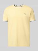 Christian Berg Men T-Shirt mit Kontraststreifen und Rundhalsausschnitt...