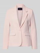 s.Oliver BLACK LABEL Slim Fit Blazer mit Reverskragen in Rosa, Größe 3...