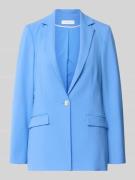 comma Regular Fit Blazer aus Viskose-Mix mit Pattentaschen in Royal, G...