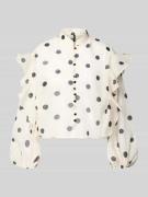 Vero Moda Boxy Fit Chiffon-Bluse mit Polka-Dots-Muster Modell 'DOROTHY...