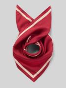 Tommy Hilfiger Seidentuch mit Logo-Schriftzug in Rot, Größe 1