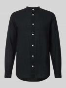 Only & Sons Slim Fit Freizeithemd aus Baumwoll-Leinen-Mix Modell 'CAID...