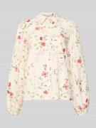 YAS Bluse aus Viskose mit Kentkragen Modell 'ASINA' in Offwhite, Größe...