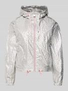 Frieda & Freddies Jacke mit Kapuze Modell 'MAY' in Silber, Größe 34