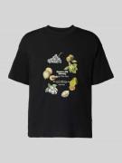 Jack & Jones T-Shirt mit Rundhalsausschnitt in Black, Größe L