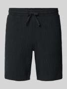 Jack & Jones Shorts mit Strukturmuster Modell 'AIDEN' in Black, Größe ...