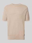 BOSS Regular Fit Strick-Shirt aus reiner Baumwolle Modell 'H-NILTON' i...