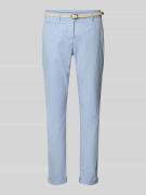 Tom Tailor Slim Fit Chino aus Baumwoll-Mix in Hellblau, Größe 34/32