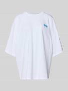 American Vintage Oversized T-Shirt mit Label-Print Modell 'GIXY' in We...