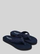 Marc O'Polo Zehentrenner in Flechtoptik Modell 'SANDY' in Marine, Größ...