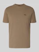 BOSS Green Regular Fit T-Shirt aus Baumwoll-Mix Modell 'TEE' in Khaki,...
