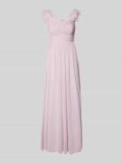 Lipsy Abendkleid mit floralen Applikationen und Carmen-Ausschnitt in F...