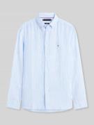 Tommy Hilfiger Regular Fit Freizeithemd aus reinem Leinen in Hellblau,...
