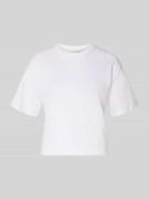 MSCH Copenhagen T-Shirt mit Rundhalsausschnitt Modell 'Moa Melea' in W...