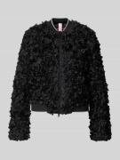 Frieda & Freddies Blouson mit Label-Patch Modell 'JADE' in Black, Größ...