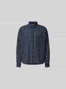 WON HUNDRED Relaxed Fit Freizeithemd mit Brusttasche in Dunkelblau, Gr...