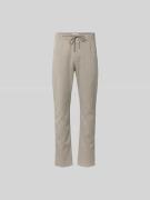 Closed Slim Fit Stoffhose mit Tunnelzug in Graphit, Größe 30/32