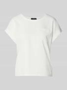 monari Blusenshirt mit verlängertem Rücken und Brusttasche in Offwhite...