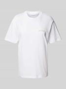 Carhartt Work In Progress T-Shirt mit Label-Stitching in Weiss, Größe ...