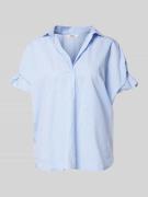 0039 Italy Relaxed Fit Blusenshirt mit Rüschen Modell 'DERRY FANCY' in...