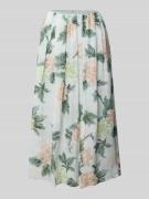 Luisa Cerano Midirock mit Kellerfalten in Mint, Größe 36