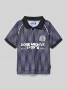 Jack & Jones Trikot mit Polokragen Modell 'BREEZE FOOTBALL' in Black, ...