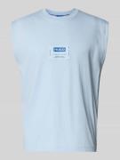 Hugo Blue Regular Fit Tank Top aus reiner Baumwolle Modell 'NURAZAK' i...
