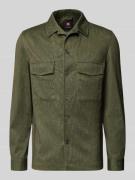 CG - Club of Gents Slim Fit Hemdjacke mit Brusttaschen Modell 'Constan...