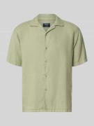 MCNEAL Regular Fit Leinenhemd mit Reverskragen in Lind, Größe L