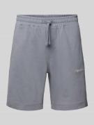 Jack & Jones Shorts mit Label-Stitching Modell 'KARL' in Rauchblau, Gr...